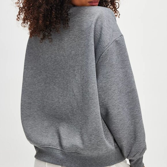 For Love & Lemons Julie Sweatshirt - Grey - XL - Picture 3 of 6